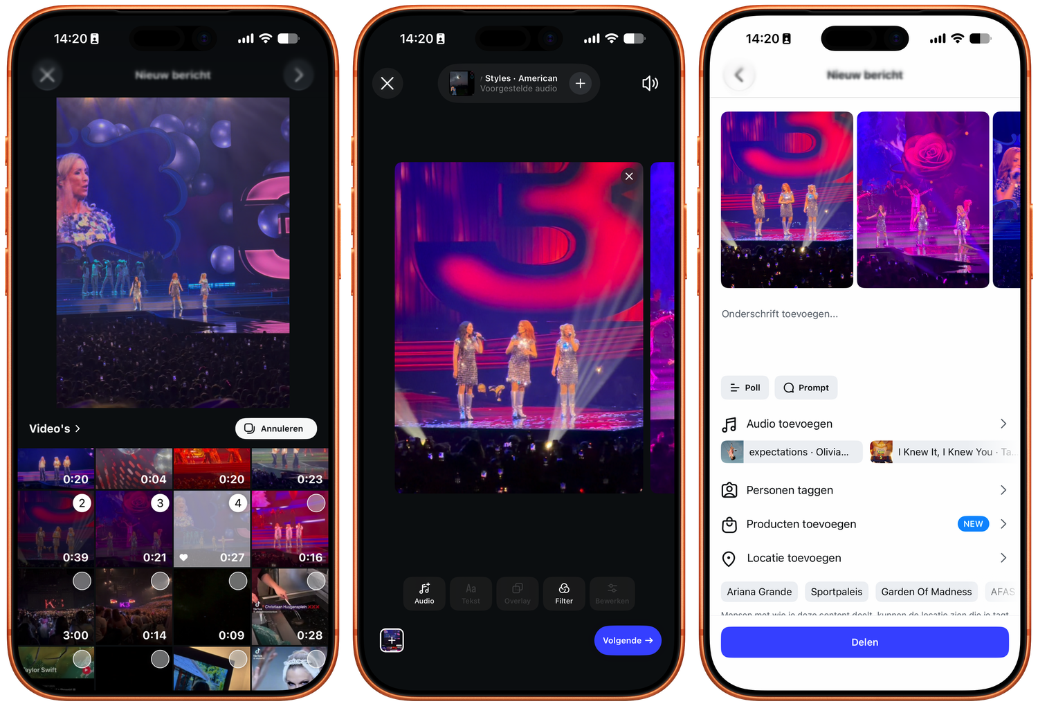 Instagram Video's posten