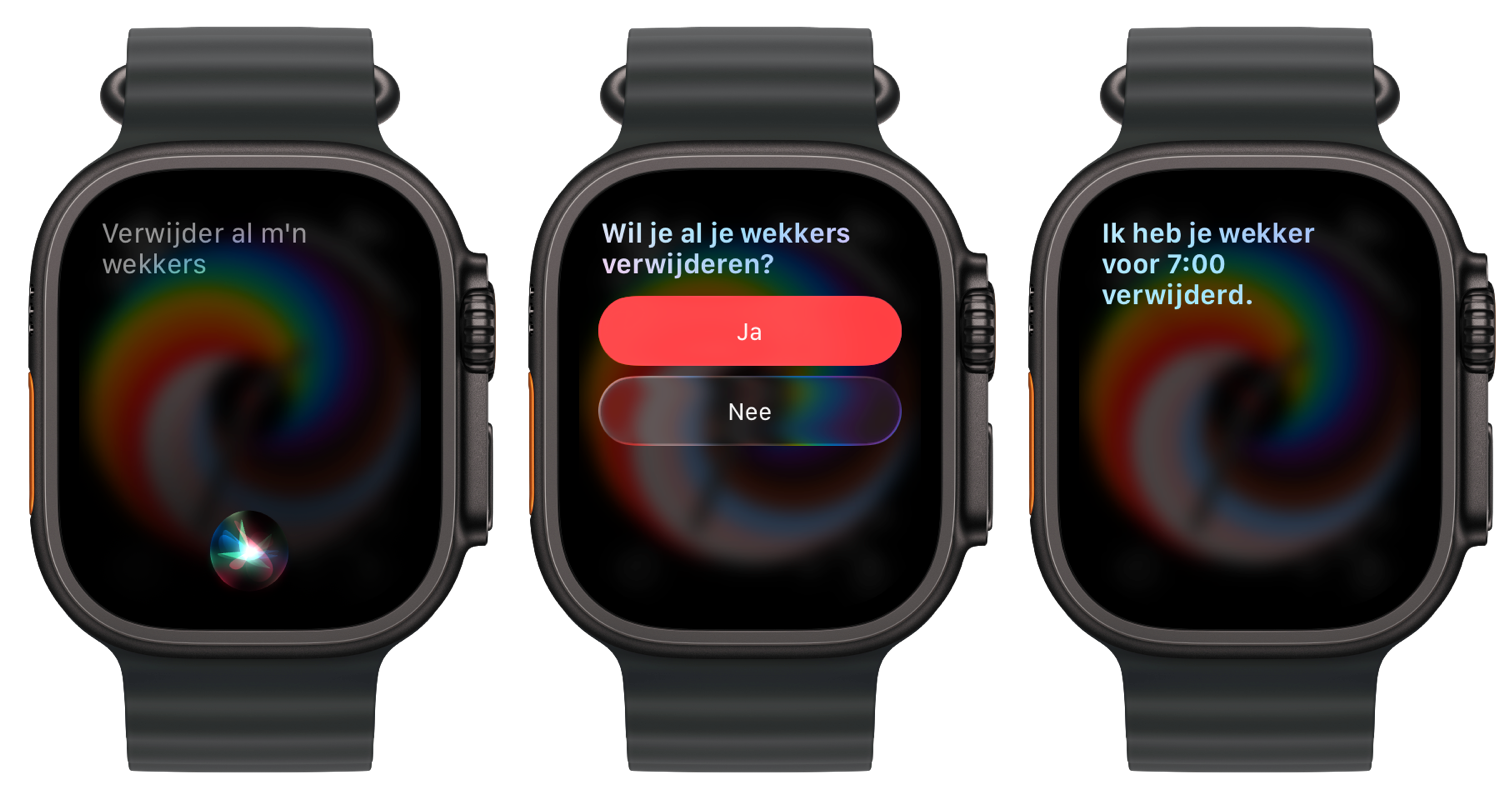 Wekker verwijderen Apple Watch