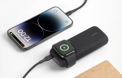 Belkin BoostCharge Pro powerbank met Apple Watch-snellader