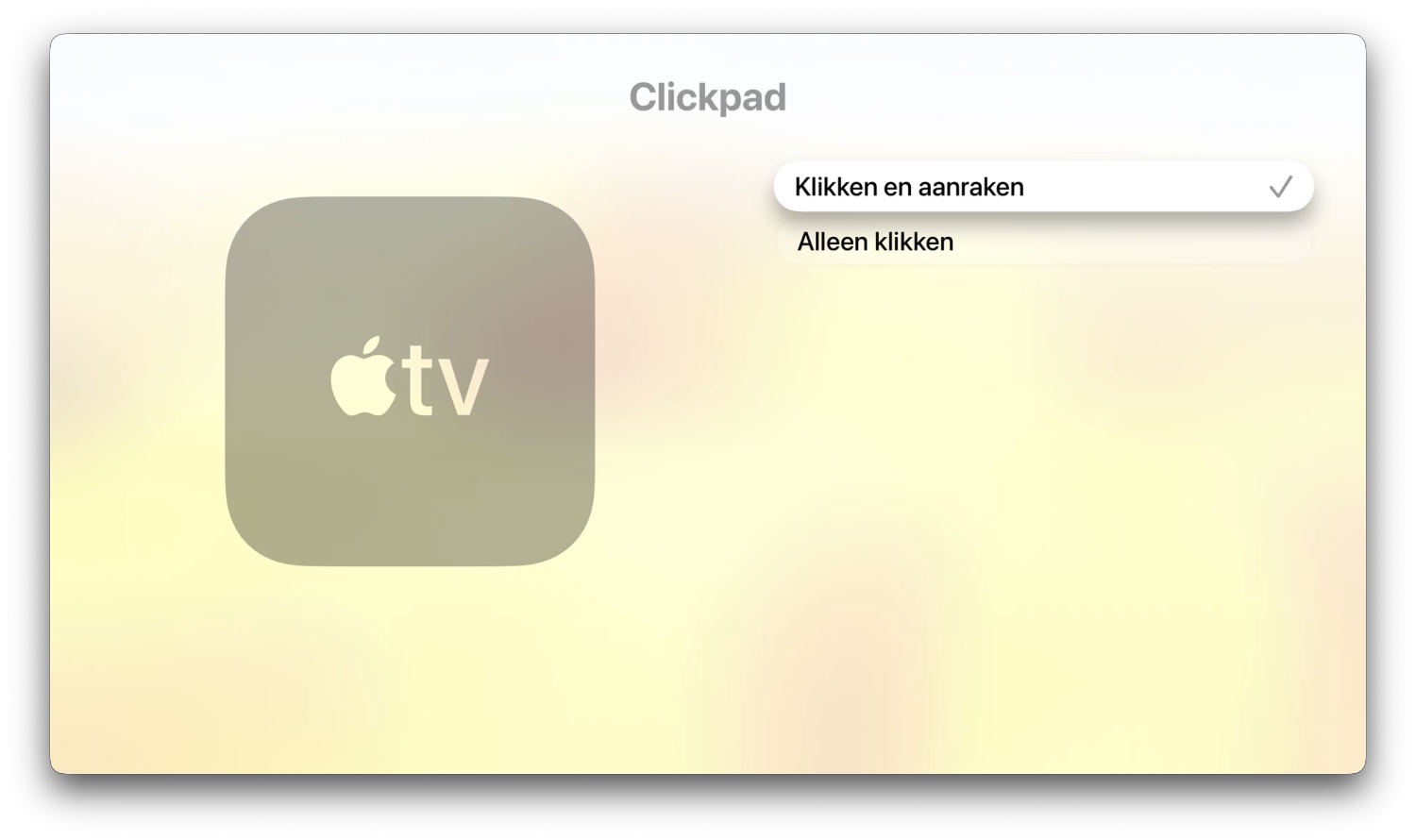 Clickpad aanpassen
