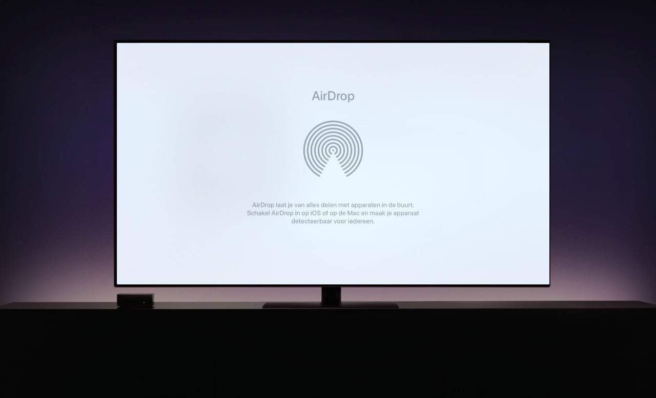 AirDrop op een Apple TV starten