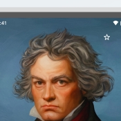 Beethoven in Apple Music Classical-app