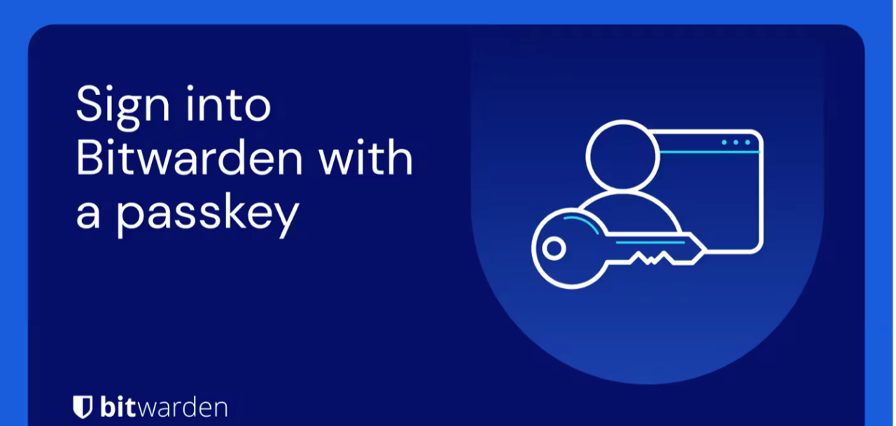 Bitwarden met passkeys