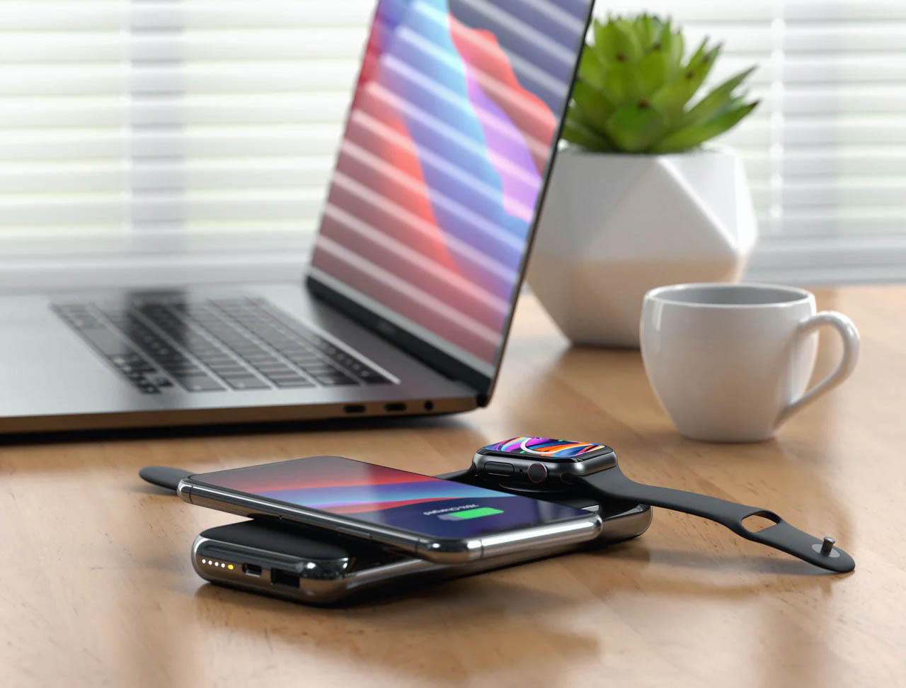 Satechi Quatro powerbank voor Apple Watch