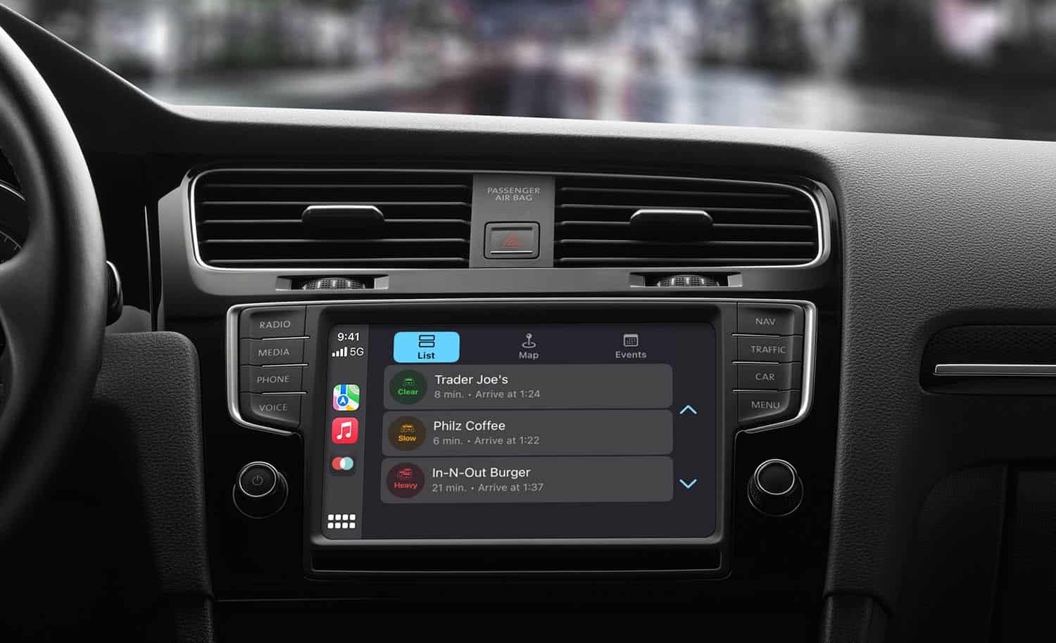 ETA CarPlay app