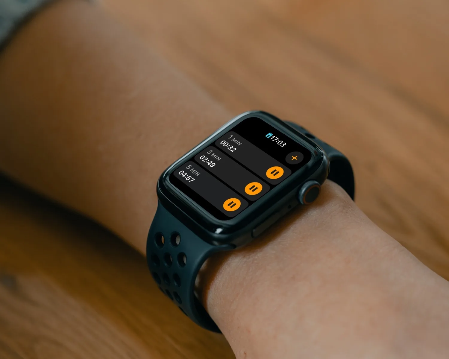 Timer op de Apple Watch in watchOS 10