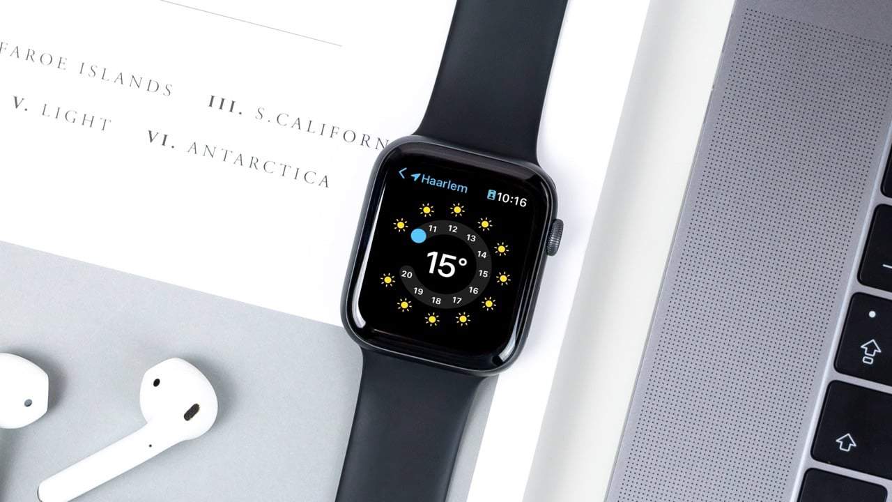 Apple Watch Weer-app in watchOS 9