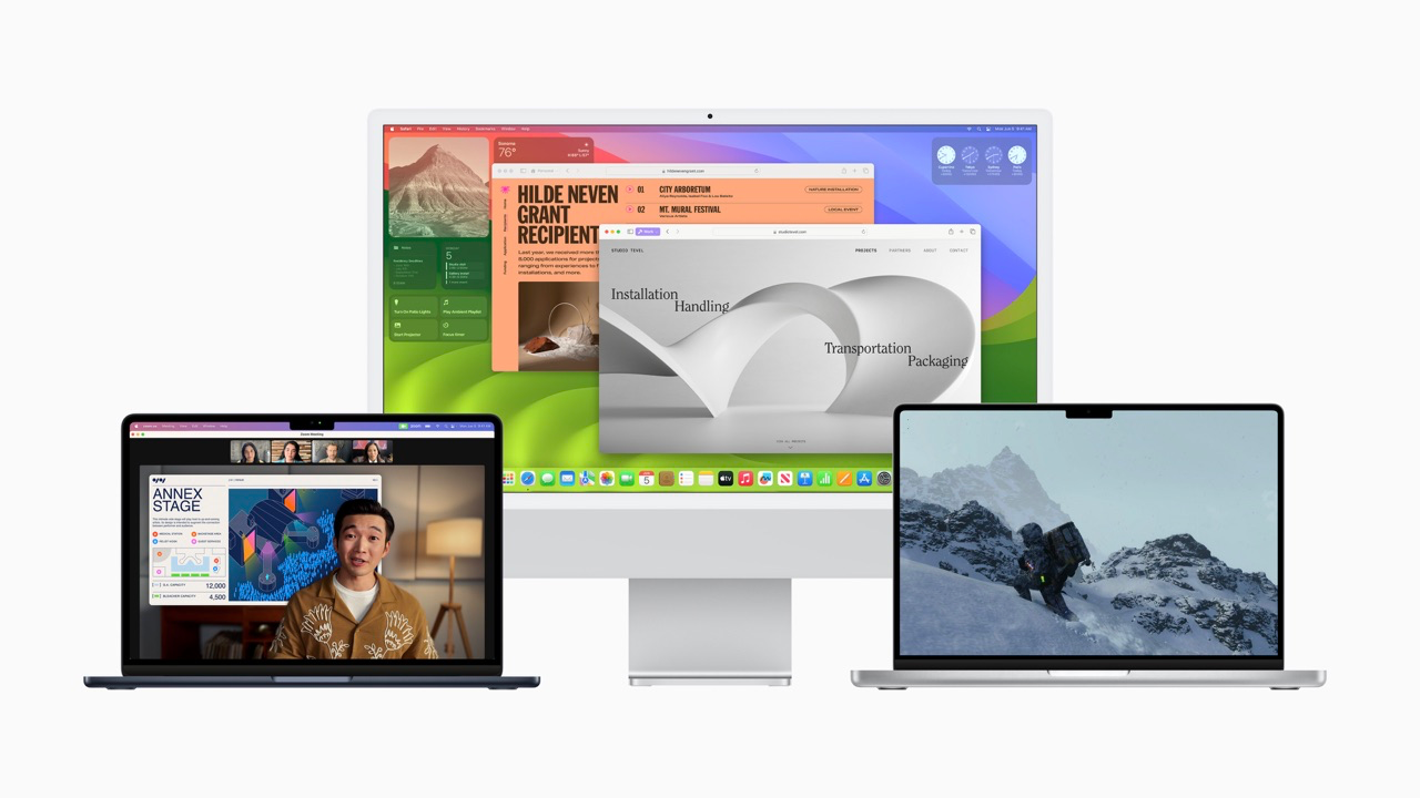 macOS Sonoma op MacBooks en iMac