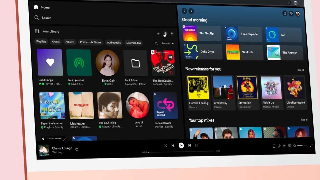 Spotify desktop-update met vernieuwde bibliotheek weergave