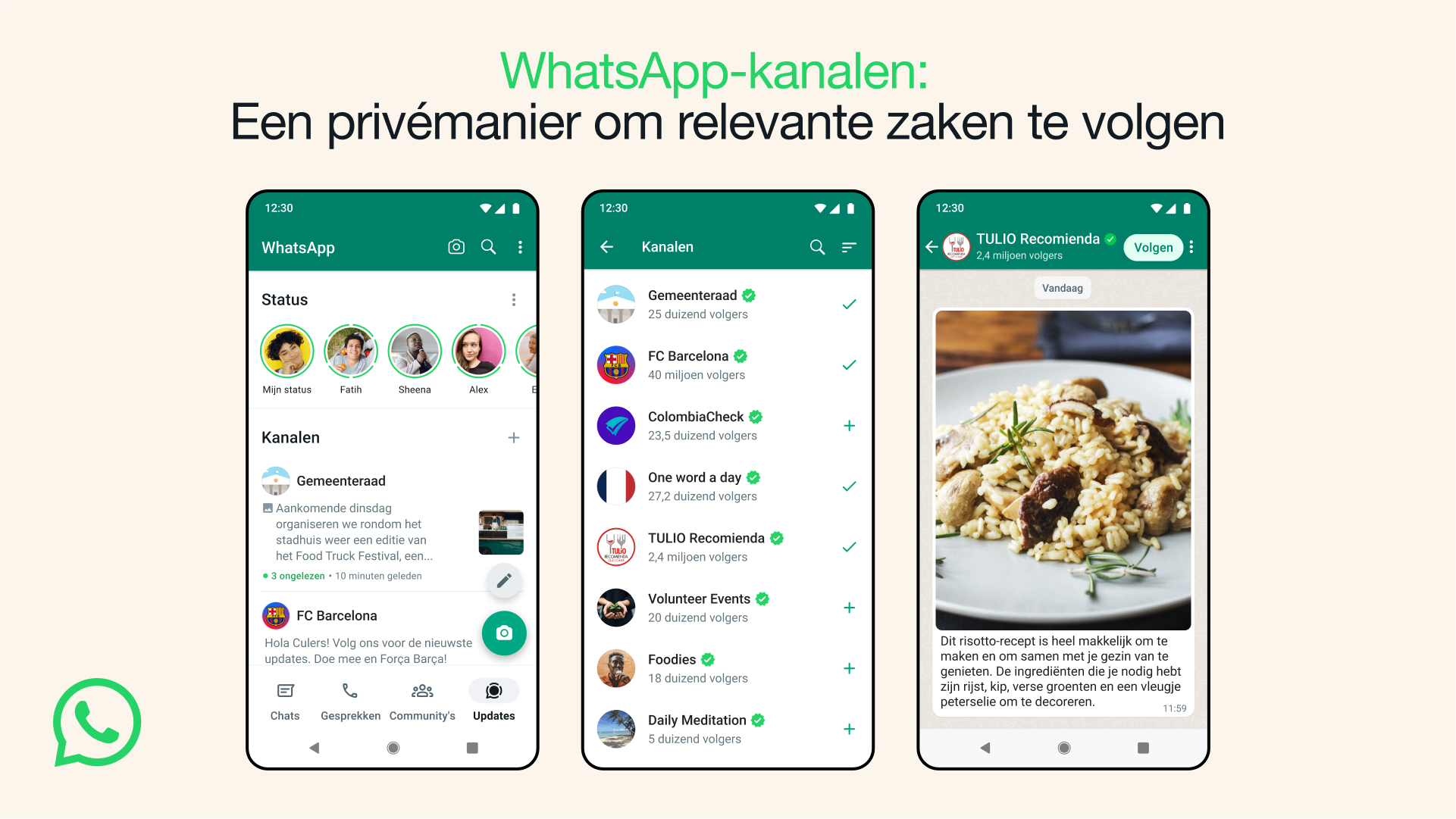 WhatsApp krijgt kanalen: bedrijven sturen berichten naar volgers