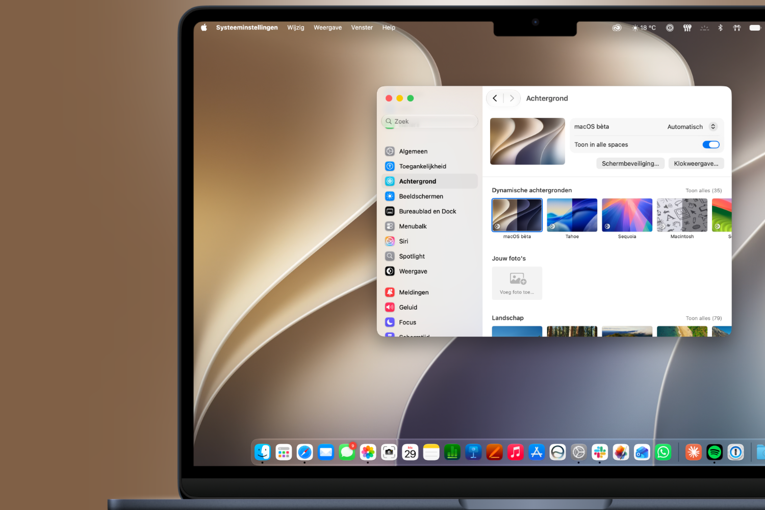 Achtergronden macOS