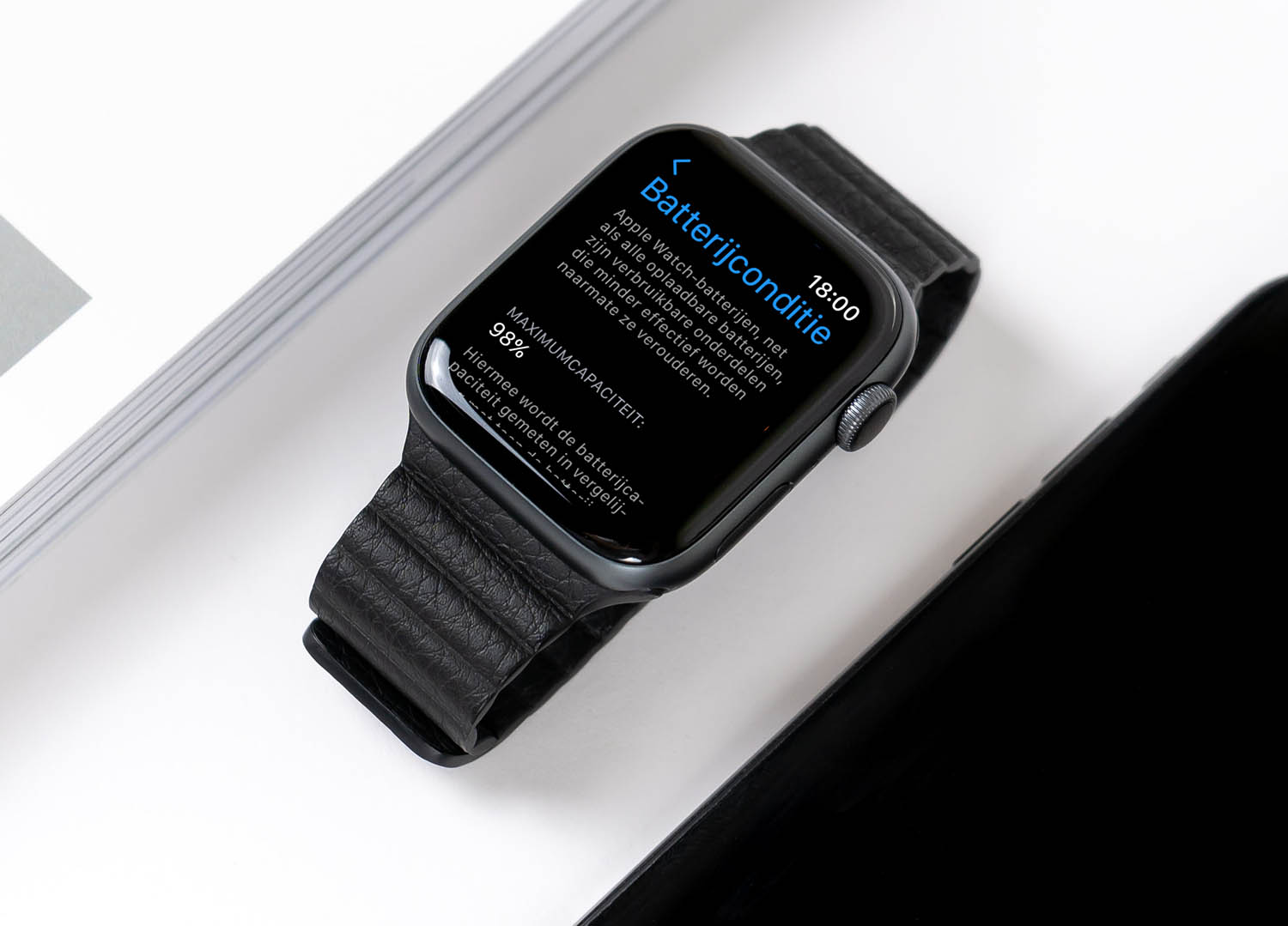 Apple Watch batterijconditie