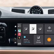 CarPlay in Porsche voor bediening verwarming, airco en meer