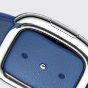 Apple Watch leren bandje met moderne gesp en magnetische sluiting