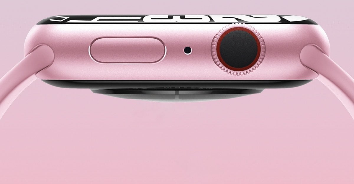 Apple Watch Series 9 concept in roze