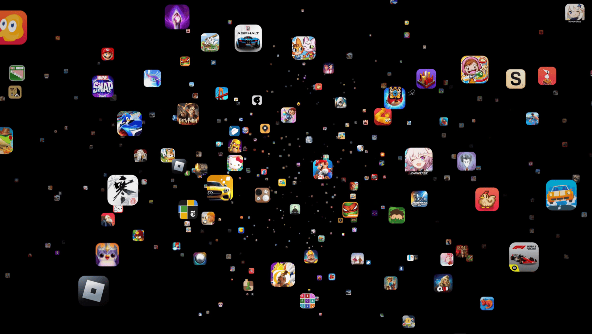 App Store warp iconen