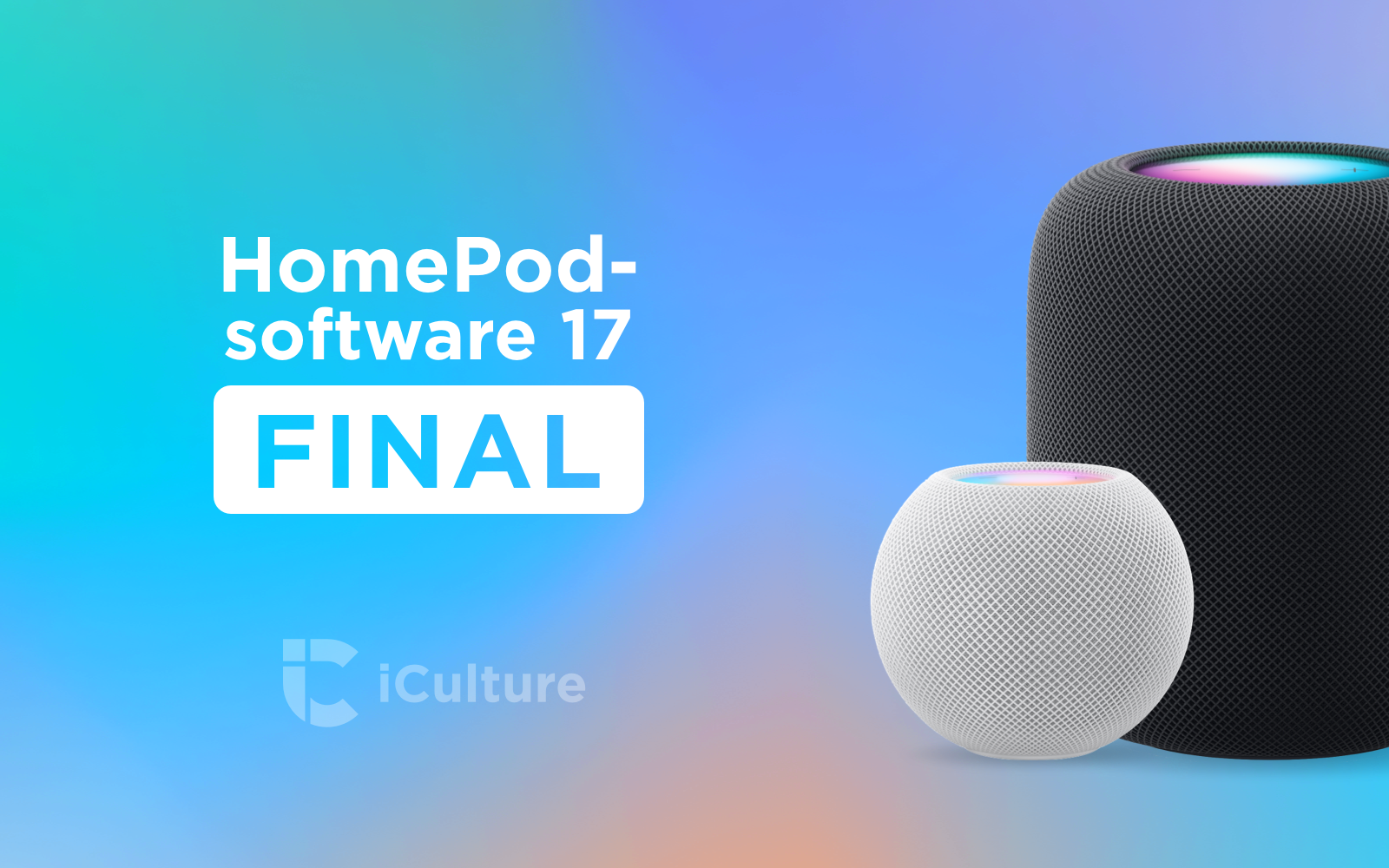 HomePod software-versie 17 Final