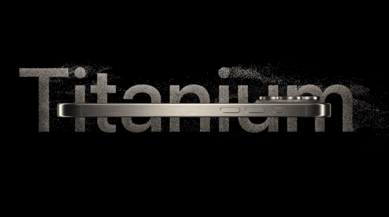 iPhone 15 Pro met titanium