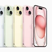 iPhone 15 line-up met kleuren