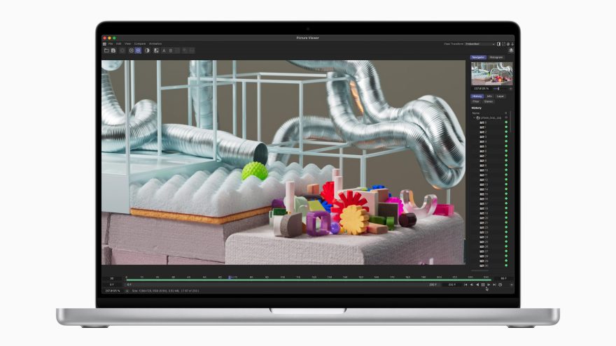 Apple MacBook Pro M3 met Cinema 4D