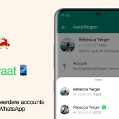 WhatsApp met meerdere accounts