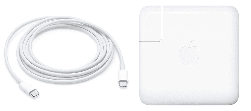 87 Watt usb-c stroomadapter met kabel