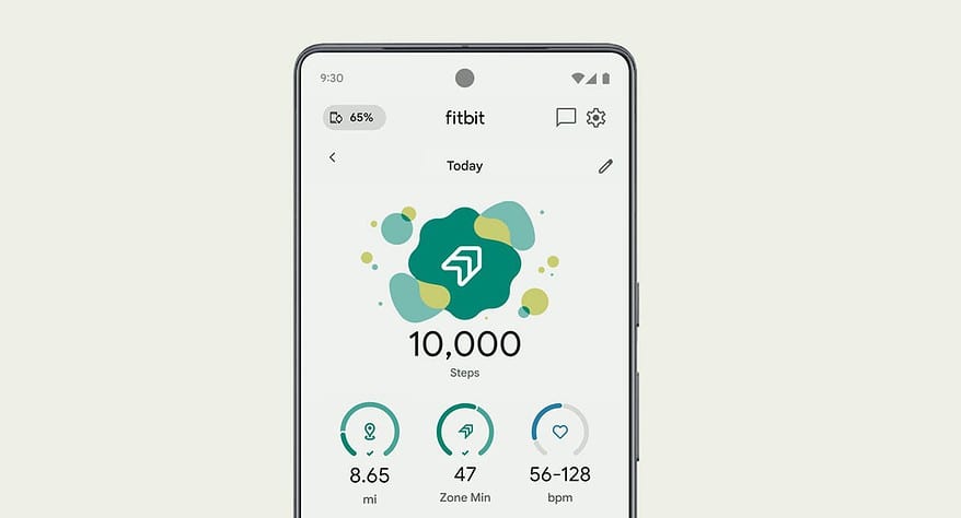 Fitbit-app doel vieren