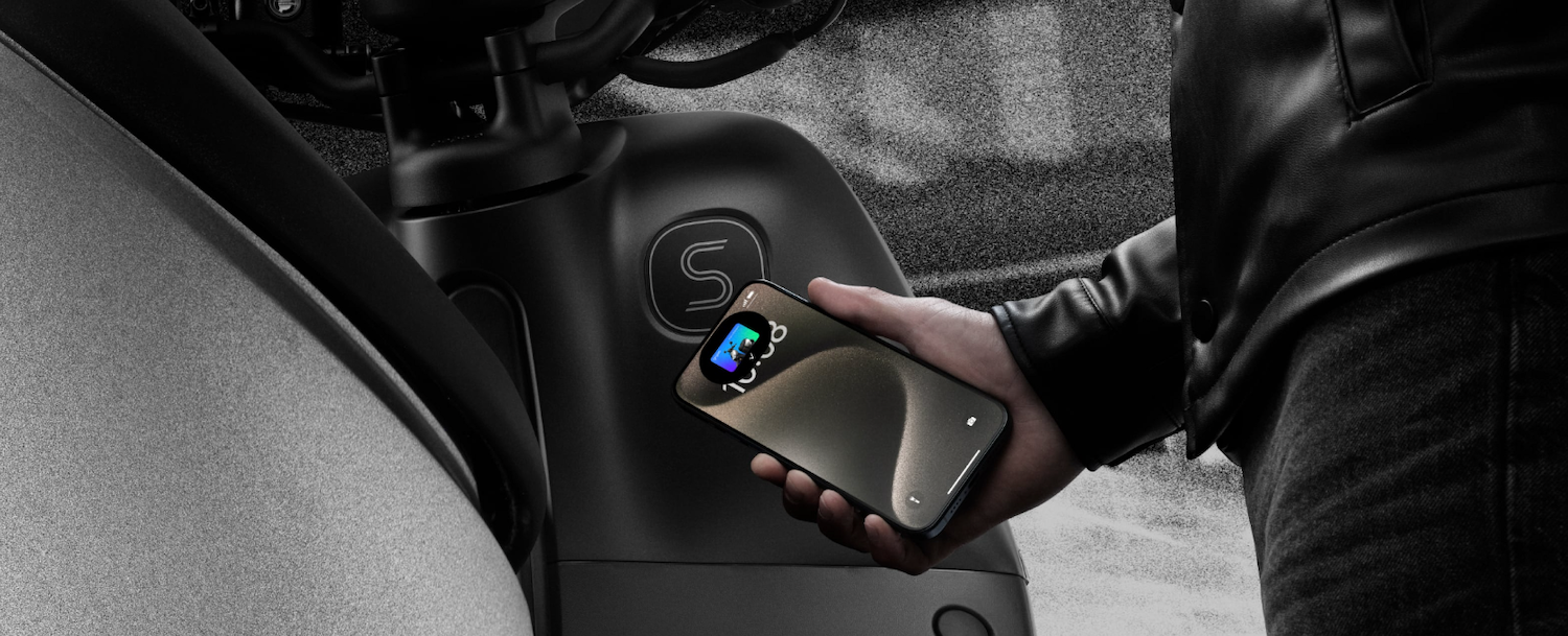 Gogoro e-scooter ontgrendelen via Apple Wallet op iPhone of Apple Watch