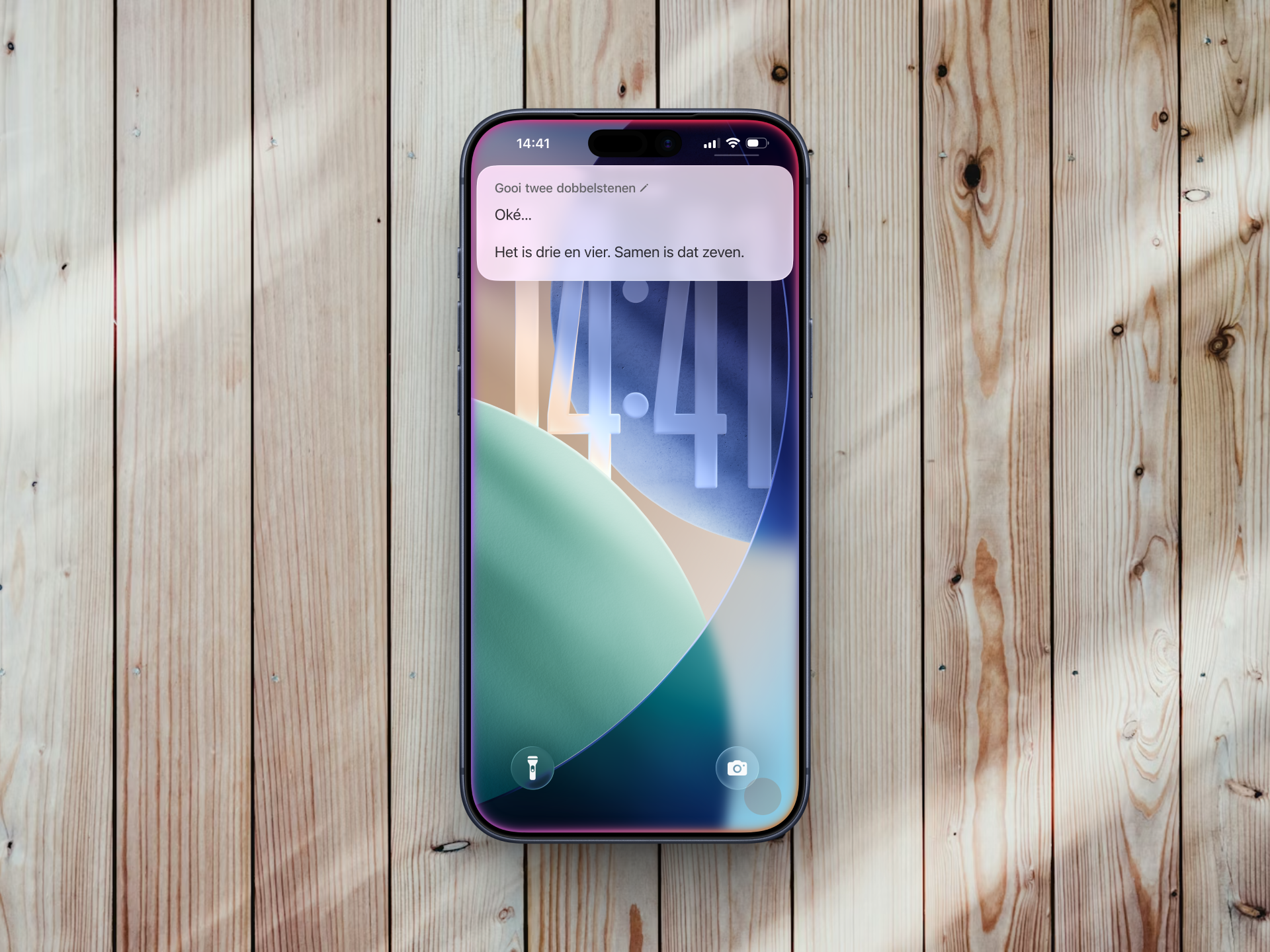 Dobbelsteen gooien Siri
