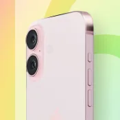 iPhone 16 render met verticale camera aan achterkant
