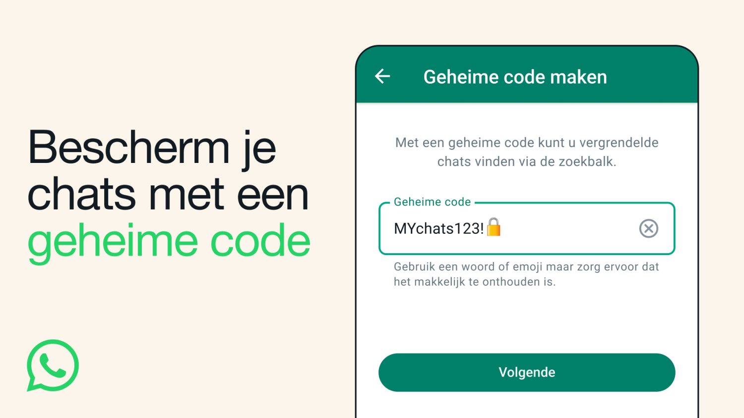 WhatsApp geheime code