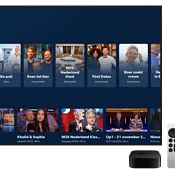 Apple TV NPO-app in frame