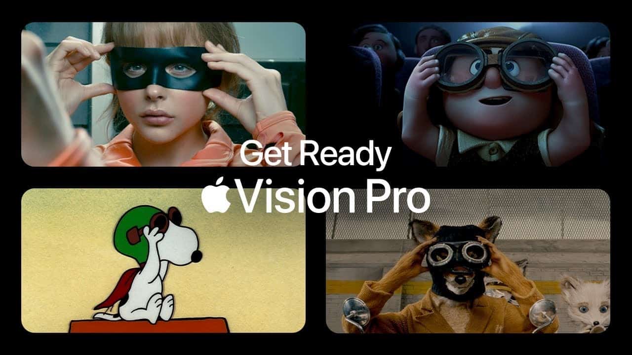 Vision Pro reclame
