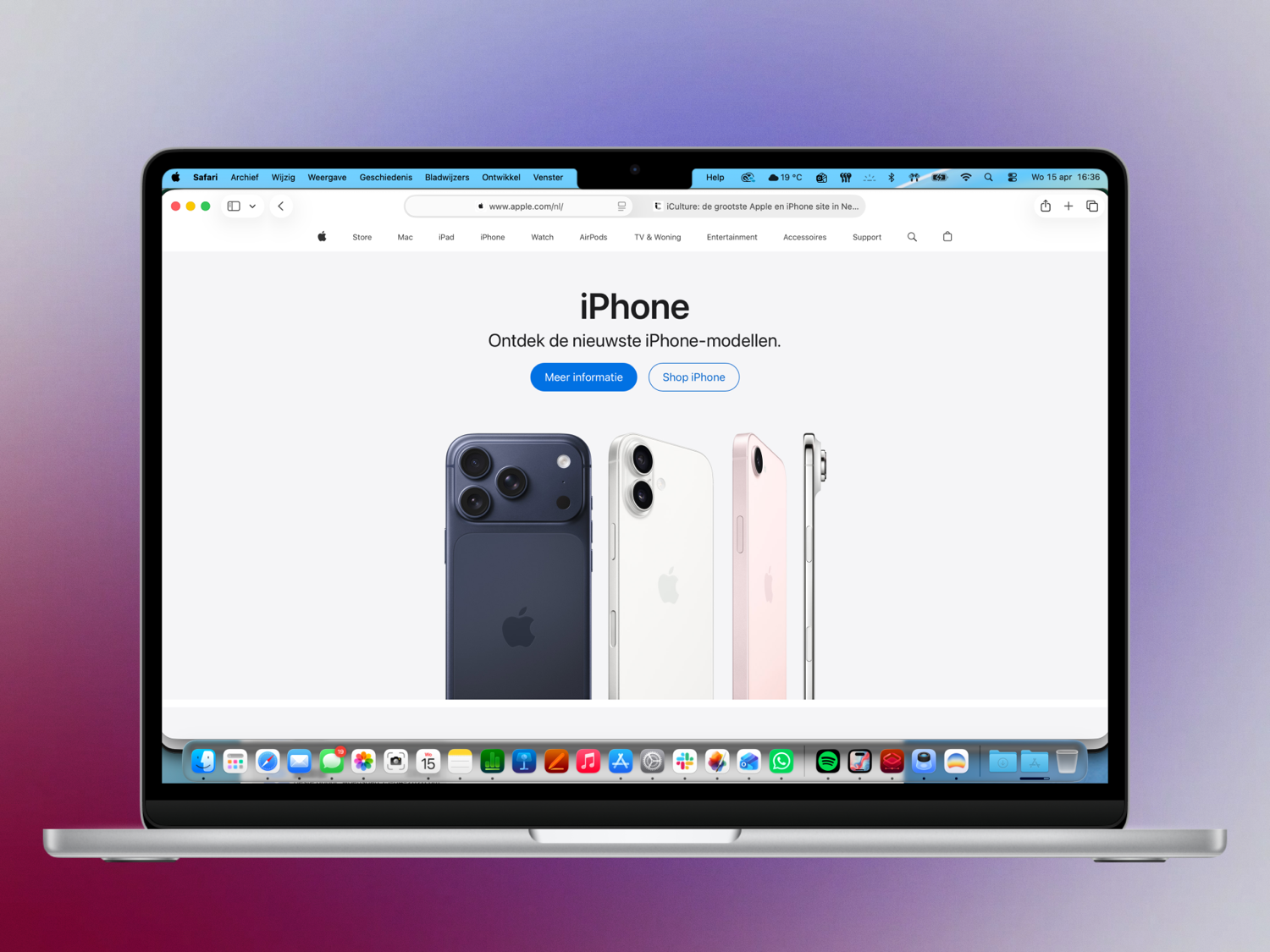 Compacte tabbladen Safari