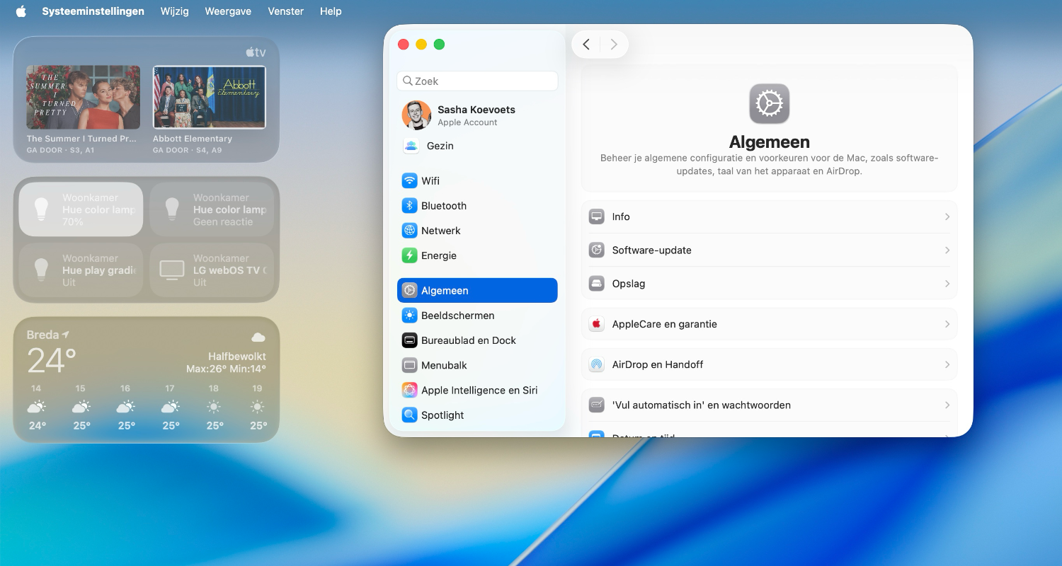 Doorzichtige widgets