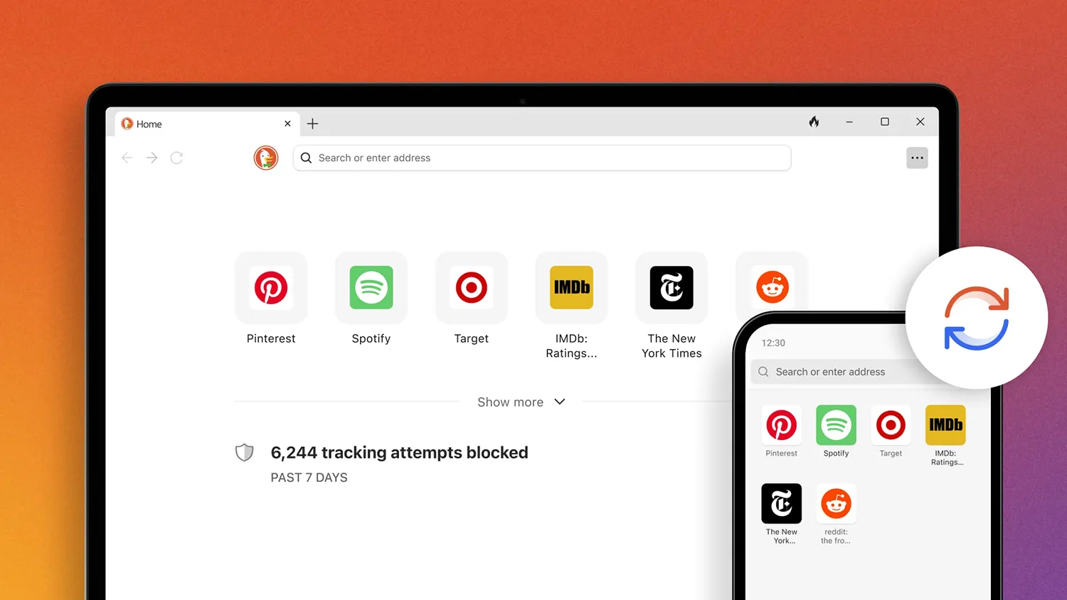 DuckDuckGo sync en backup