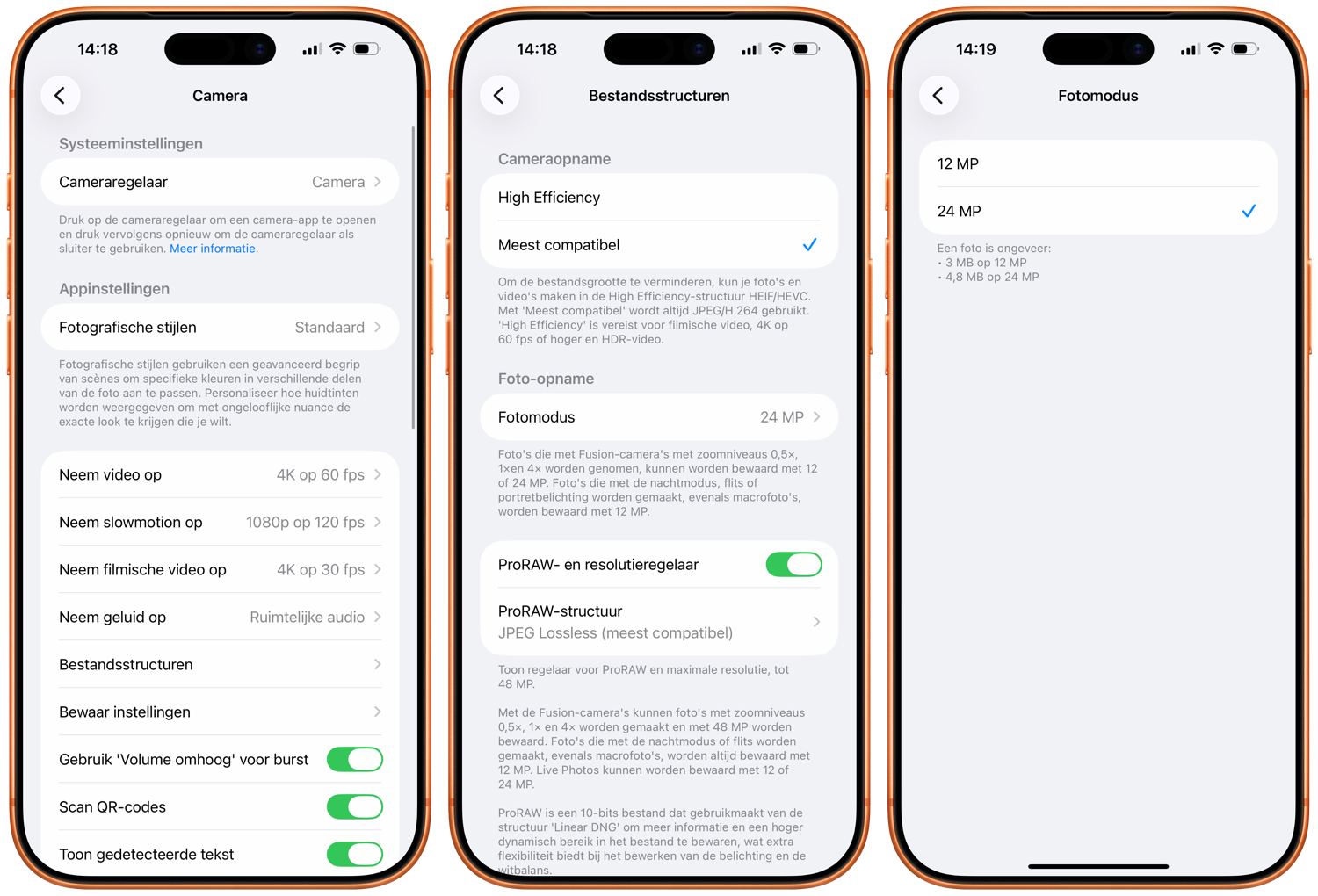 Foto's als JPG opslaan