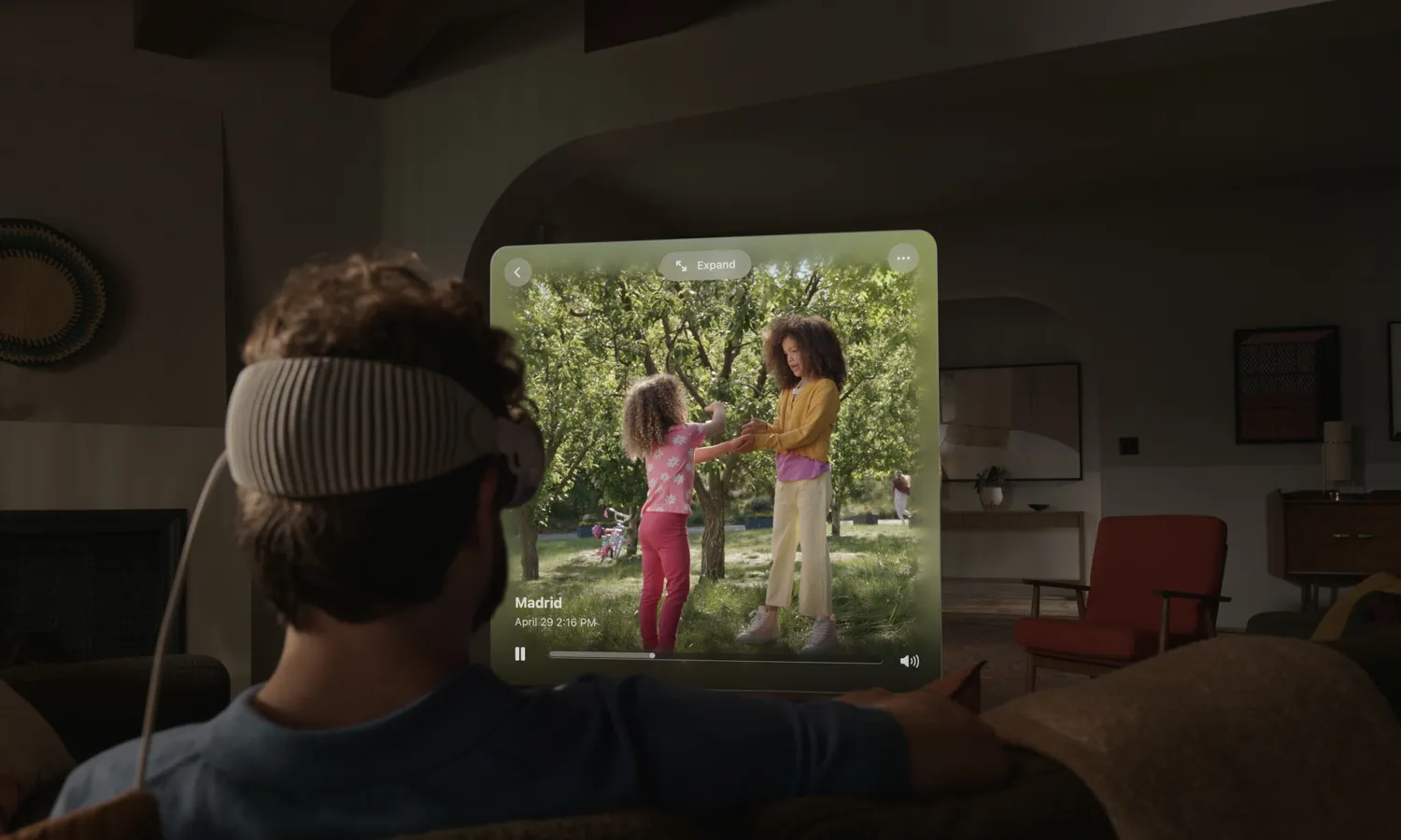 Ruimtelijke video bekijken Apple Vision Pro