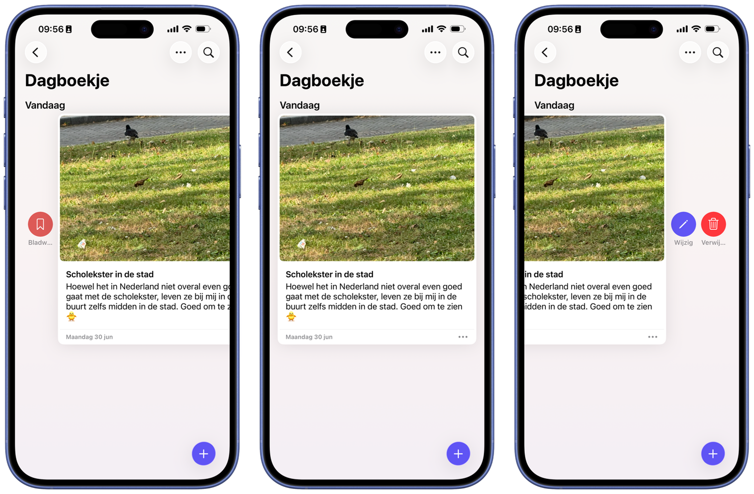 Dagboek-app iOS 26