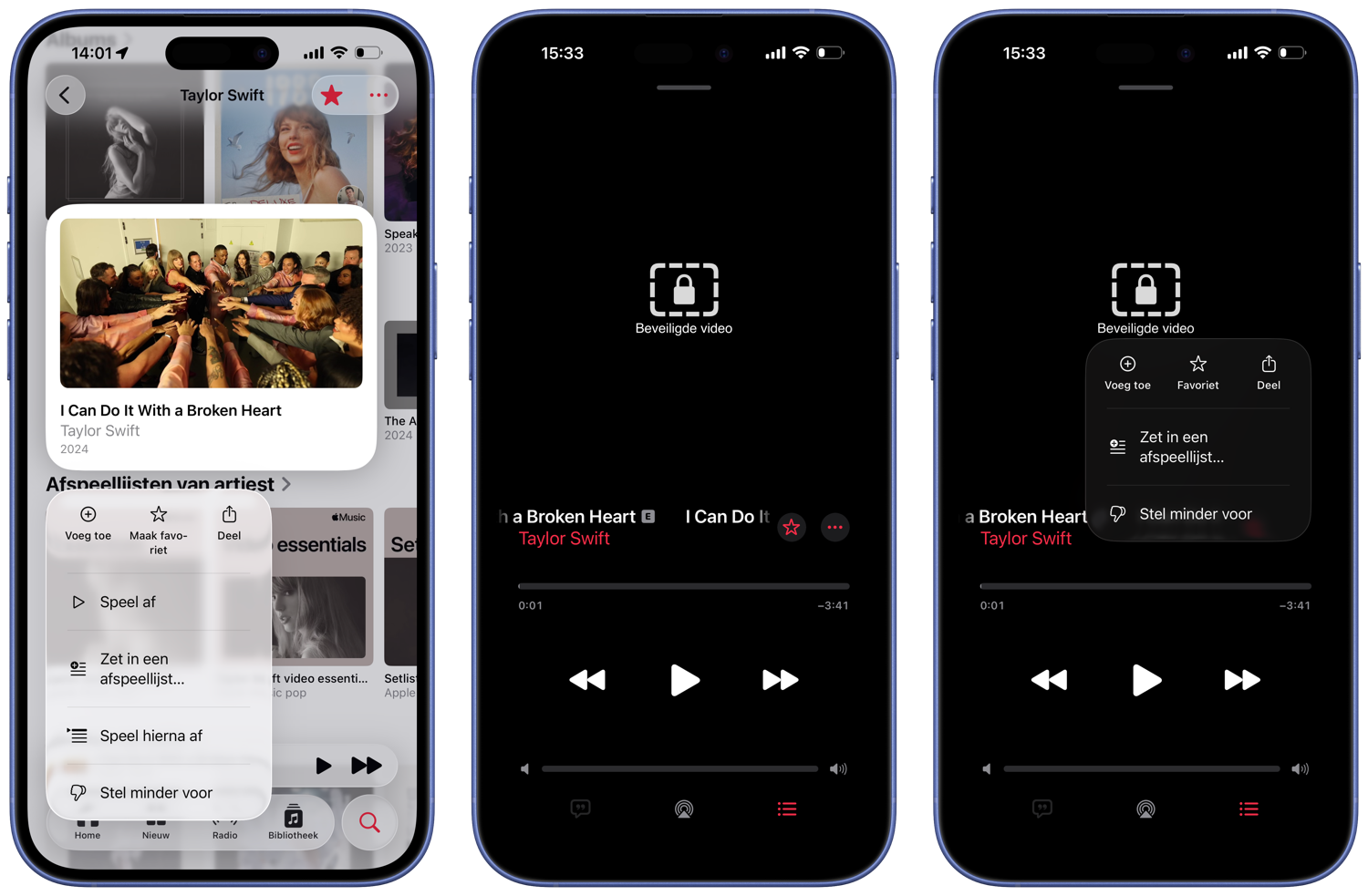 Muziekvideo toevoegen bibliotheek