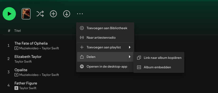 Link kopieren spotify