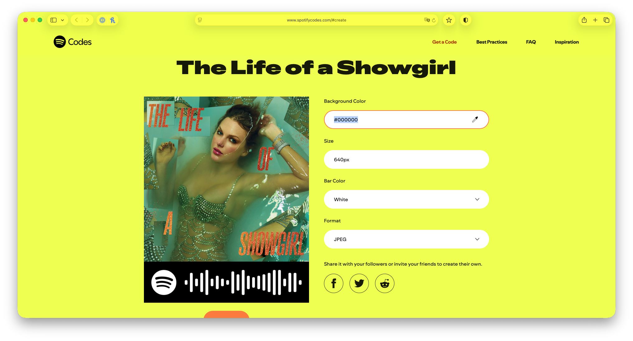Spotify code desktop