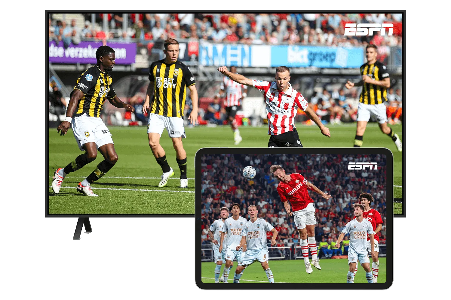 Gratis voetbal van ESPN kijken op je iPad en tv