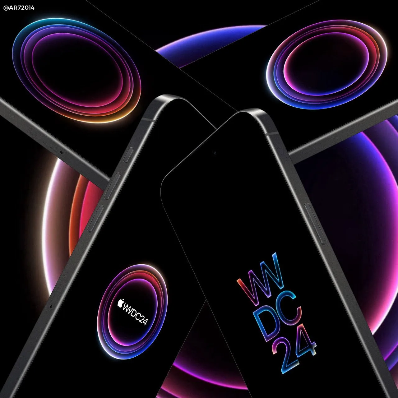 WWDC 2024 wallpapers by AR72014