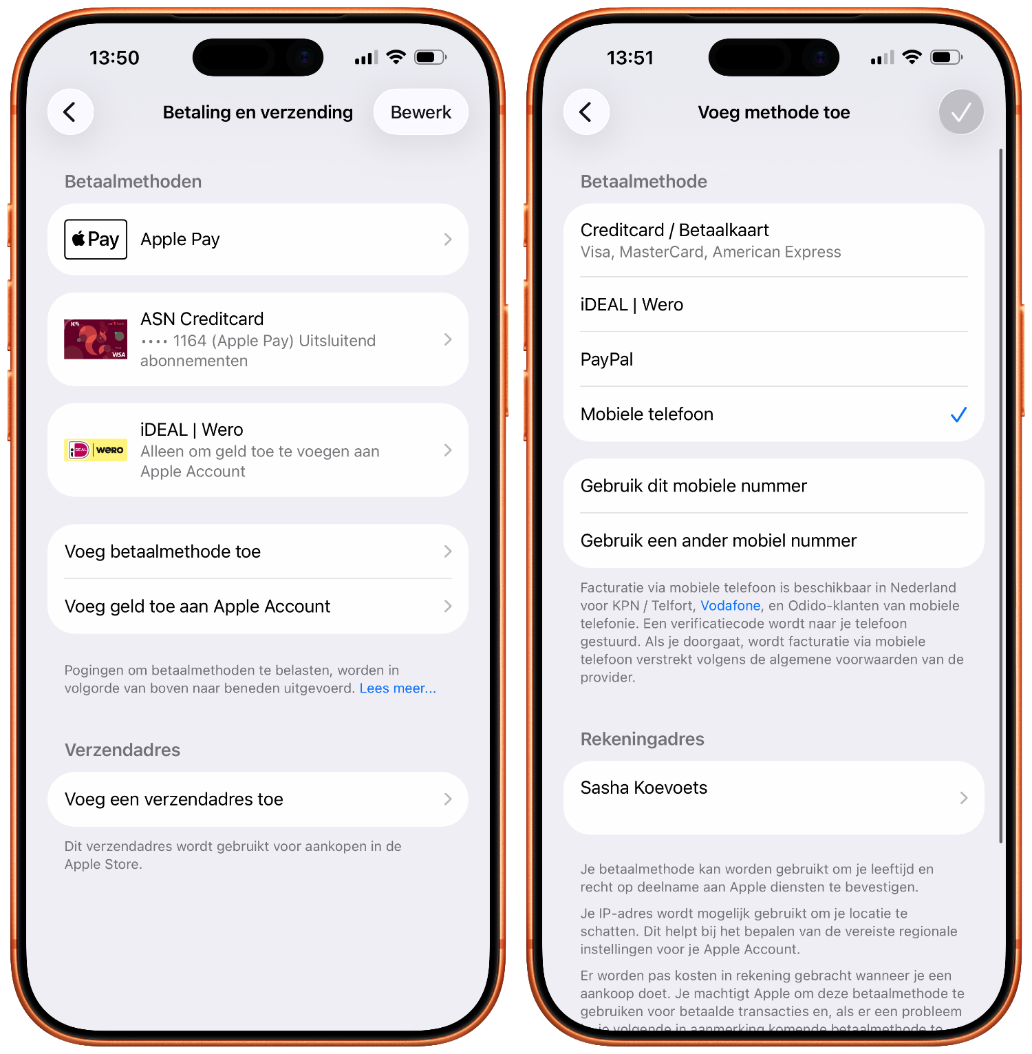 Telefoonrekening gebruiken als betaalmethode