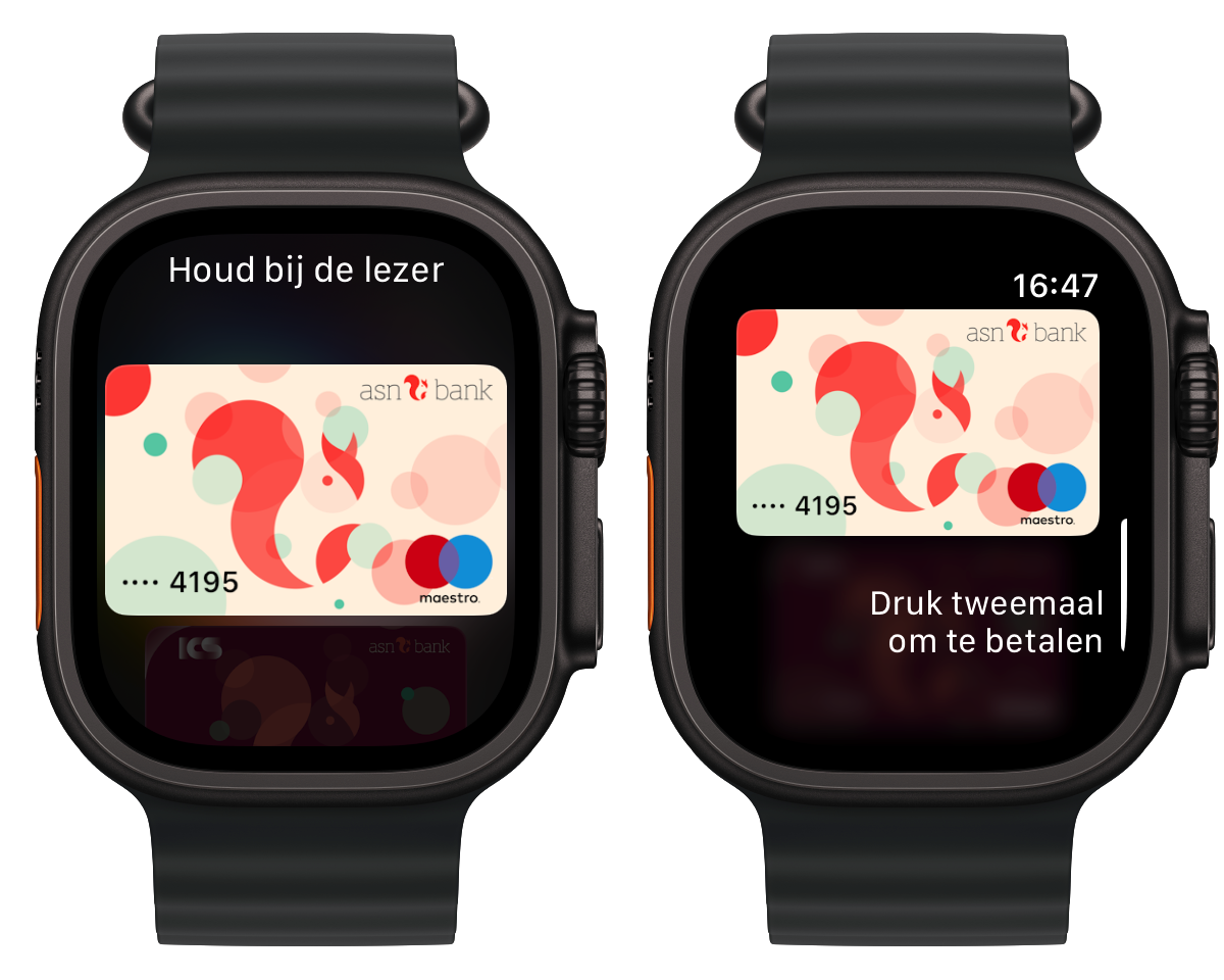 Betaalpas op Apple Watch