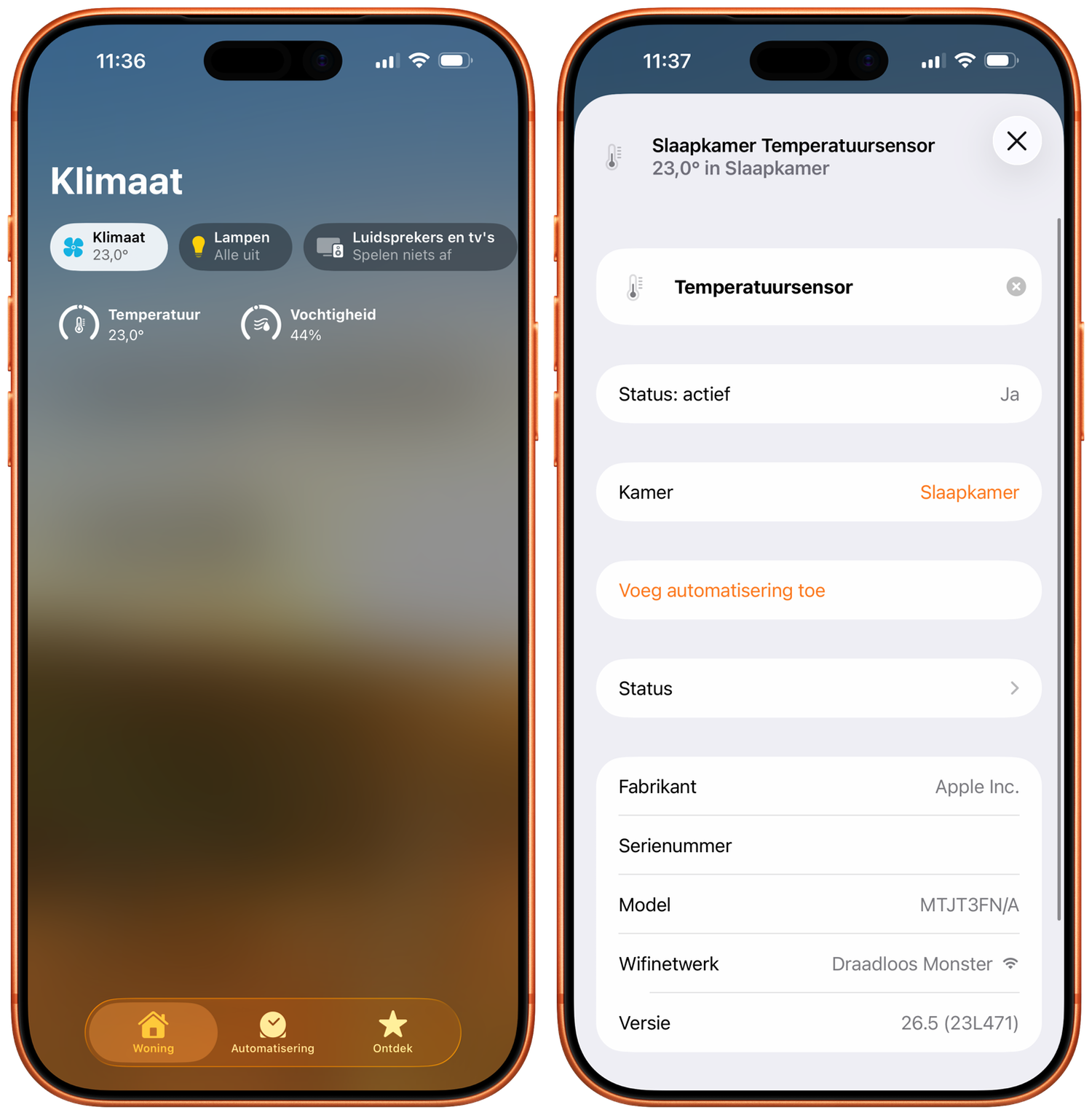 Temperatuursensor HomePod