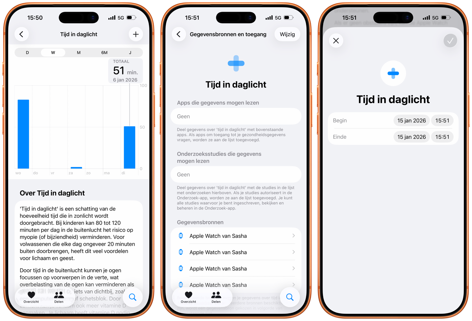 Tijd in daglicht aanpassen