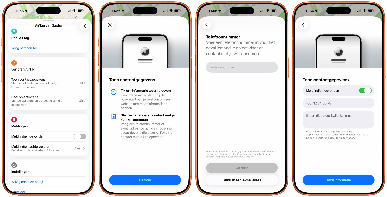 AirTag verloren modus
