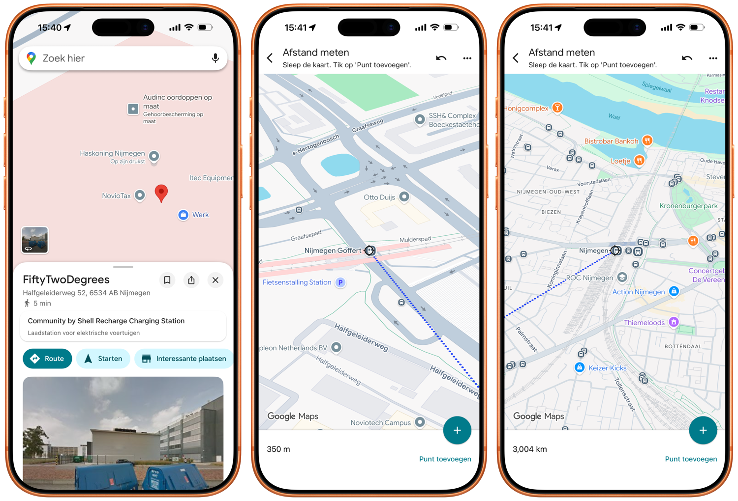 Hemelsbreed Google Maps